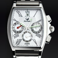 Poljot 31677 Chronograph mechanisch Wochentag Tonneau...